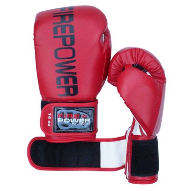 Боксерські рукавички Firepower FPBGA1 Червоні, 10oz, 10oz