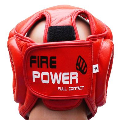 Шлем боксерский для тренировок Firepower FPHG3 Красный, M, M