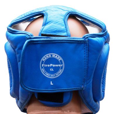 Шлем боксерский для тренировок Firepower FPHG3 Синий, L, L