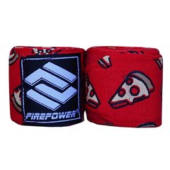 Бинты боксерские эластичные FirePower FPHW7 Cake Red, 4м, 4м