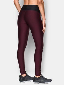 Женские компрессионные леггинсы Under Armour HeatGear Armour Legging Maroon, Коричневый, S