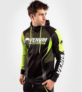 Худі Venum Training Camp 3.0 Hoodie, Чорний-Лаймовий, XS