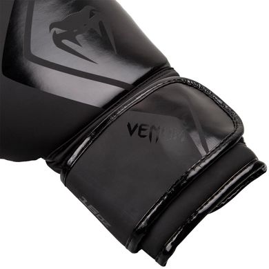 Боксерські рукавички Venum Contender 2.0 Чорні з чорним, 12oz, 12oz