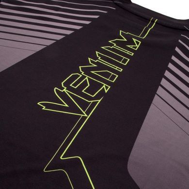 Футболка Venum Sharp 3.0 Dry Tech T-shirt Black Yellow, Чорний, S