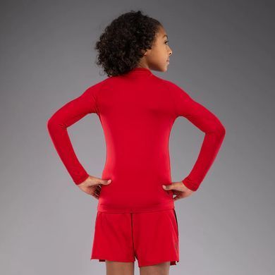 Детский рашгард Venum Contender Kids Rashguards Long Sleeves - Cherry Red, Красный, 10 years
