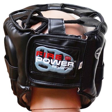 Шлем боксерский для тренировок с бампером FirePower FPHGA7 Черный, M, M
