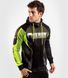 Толстовка Venum Training Camp 3.0 Hoodie, Черный-Лаймовый, XS
