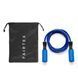 Скакалка Fairtex ROPE3 Ball Bearing Muay Thai Jump Rope Чорна