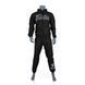 Костюм-сауна Fairtex VS3 Vinyl Sweat Suit Black Grey, M