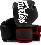 Боксерские перчатки Fairtex BGV14 Black Red, 12 oz