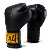 Боксерские перчатки Everlast 1910 Pro Hook and Loop Boxing Gloves Black, 12 oz