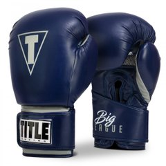 Боксерские перчатки TITLE Big-League XXL Bag Темно-Синие, 20oz, 20oz