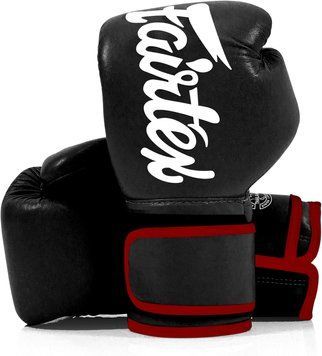 Боксерські рукавиці Fairtex BGV14 Black Red, 12 oz