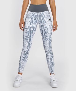 Жіночі легінси Venum White Snake Legging for Women - White, Cірий, S