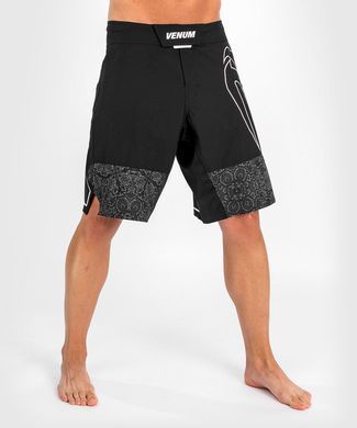 Шорты для ММА Venum Fightshorts Light 4.0 Black White, Черный, XS