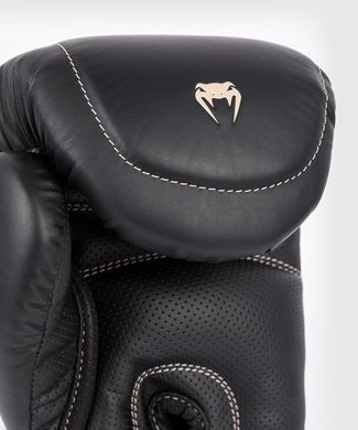 Боксерські рукавички Venum Impact Evo Boxing Gloves - Black Beige, 10 oz