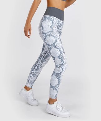 Жіночі легінси Venum White Snake Legging for Women - White, Cірий, S