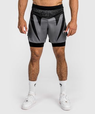 Шорты для MMA Venum Attack Fightshorts Black, Черный-Серый, XL