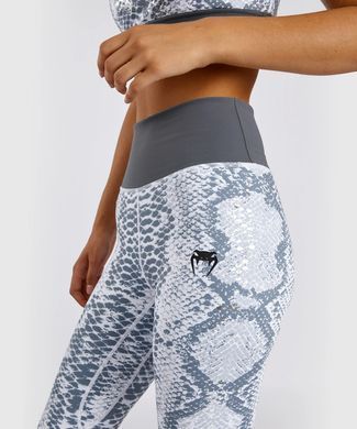 Жіночі легінси Venum White Snake Legging for Women - White, Cірий, S
