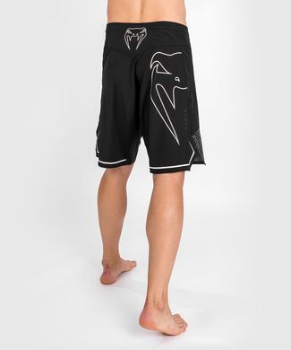 Шорты для ММА Venum Fightshorts Light 4.0 Black White, Черный, XS