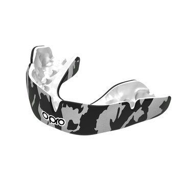 Капа с индивидуальной подгонкой OPRO Instant Custom Fit Camo Black White Silver, Камуфляж