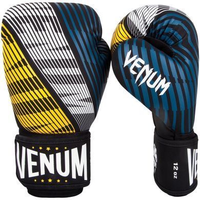 Боксерські рукавиці Venum Plasma Boxing Gloves Black Yellow, 8 oz
