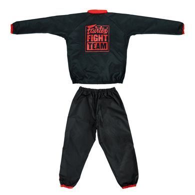 Костюм-сауна Fairtex VS4 Vinyl Sweat Suit Black Red, M