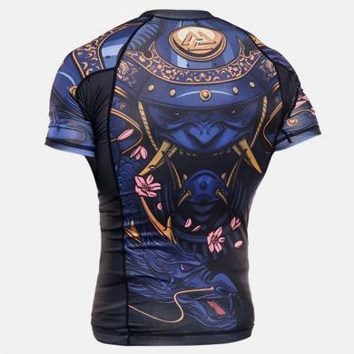 Рашгард Peresvit Bushi Rashguard Short Sleeve, Чорний-Фіолетовий, S