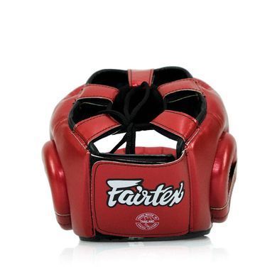 Боксерський шолом Fairtex HG17 Pro Sparring Headguard Red, M