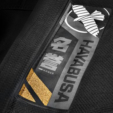 Дитяче кімоно для бразильського джиу-джитсу Hayabusa Ascend Чорне Y00