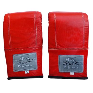 Снарядні рукавички Thai Professional BG6 NEW Червоні, M, M