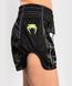 Женские тайские шорты Venum Training Camp 4.0 Muay Thai Short - Black/Neon Green, Черный, XS