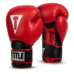 Боксерские перчатки TITLE Oversize Safe-T Contact Красные, 24oz, 24oz