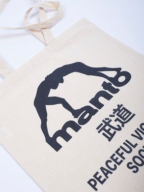 Ручна сумка MANTO Tote Bag BJJ Society, Білий