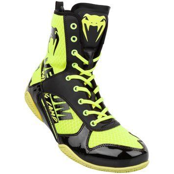 Боксерки Venum Elite VTC 2 Edition Boxing Shoes Neo Yellow Black, 40.5