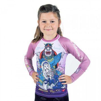 Дитячий рашгард з довгим рукавом Tatami Meerkatsu Alice in Jiu-Jitsu Land YL