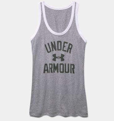Жіноча майка Under Armour Favorite Graphic Tank True Gray Heather, XS