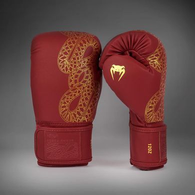 Боксерські рукавиці Venum Serpenti Boxing Gloves Burgundy Ivory, 10 oz