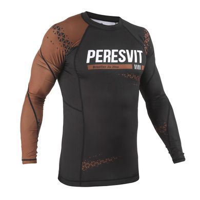Рашгард Peresvit Ranked Rashguard Long Sleeve Brown, Коричневий, XS