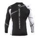 Рашгард Peresvit Ranked Rashguard Long Sleeve White, Черный-Белый, XS