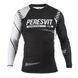 Рашгард Peresvit Ranked Rashguard Long Sleeve White, Черный-Белый, XS