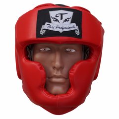 Шлем боксерский для тренировок Thai Professional HG3L Красный, XL, XL