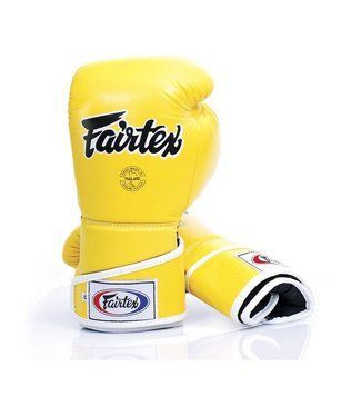 Боксерские перчатки Fairtex BGV6 Angular Sparring Boxing Gloves Yellow, 10 oz
