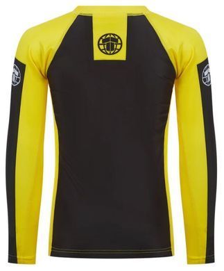 Детский рашгард с длинным рукавом Tatami IBJJF Rankrd Желтый YS