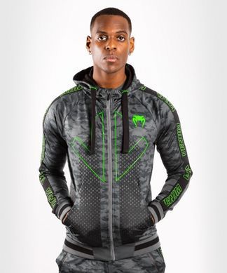 Куртка Venum Arrow Loma Signature Collection Hoodie Dark Camo, Cірий, XS