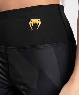 Жіночі компресійні шорти Venum Razor Compression Shorts For Women Black Gold, Чорний, S
