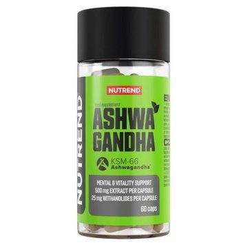 Пищевая добавка Nutrend Ashwagandha - 60 капс, Универсальный