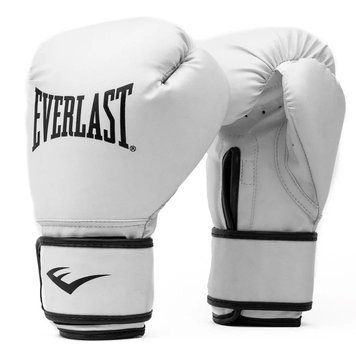 Боксерские перчатки Everlast Core 2 Training Gloves White, S/M