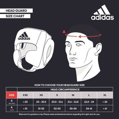 Шолом Adidas тренувальний | білий | ADITHG01
