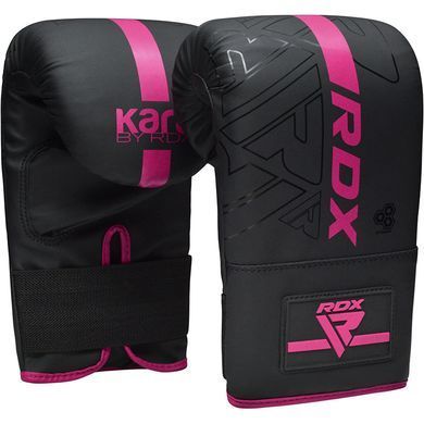 Снарядные перчатки RDX F6 Kara Black Pink, 4 oz